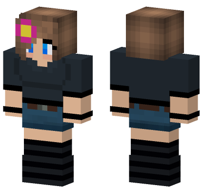 Jenny Mod Skin Minecraft Bedrock skin