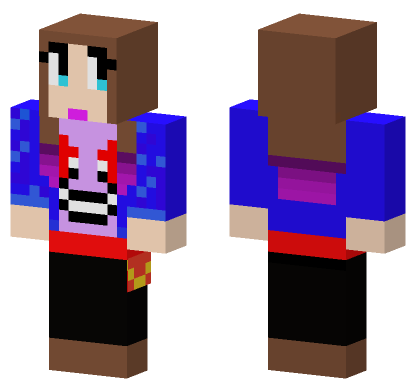 Jenny Mod Skin Minecraft Bedrock skin