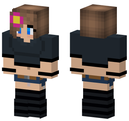 Jenny Mod Skin Minecraft Bedrock skin