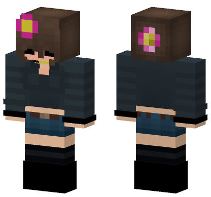 Jenny Mod Skin Minecraft Bedrock skin