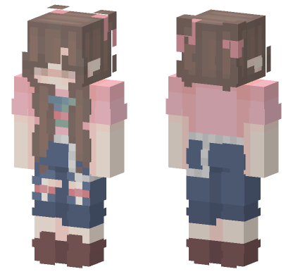 Jenny Mod Skin Minecraft Bedrock skin