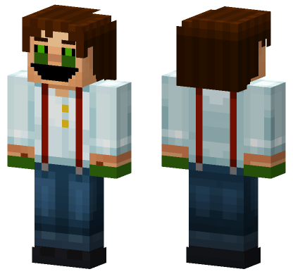 Jesse Jsn Creepypasta Evil Form Minecraft Bedrock skin
