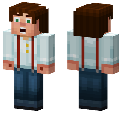 Jesse Mcsm Screaming Minecraft Bedrock skin