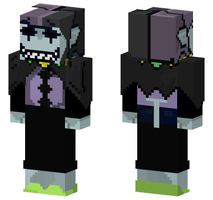 Jevil Deltarune Minecraft Bedrock skin