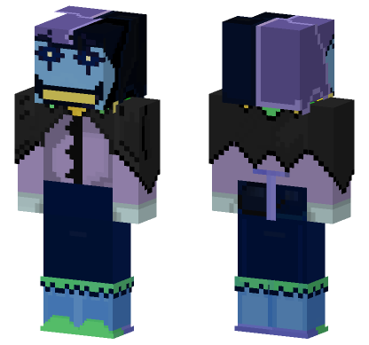 Jevil Deltarune Minecraft Bedrock skin