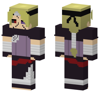 Jinchuriki Nii Yugito Edo Tensei Minecraft Bedrock skin