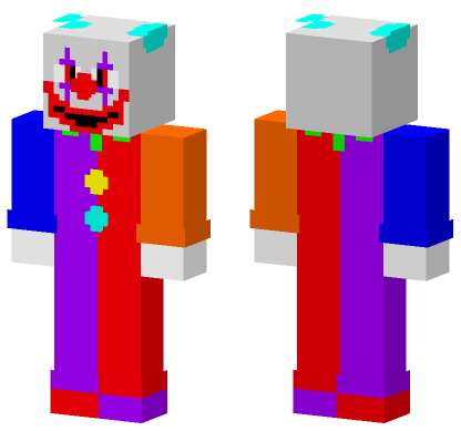 Jingles De Clown Minecraft Bedrock skin