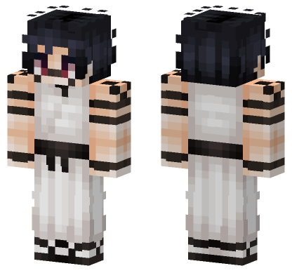 Jjk10 White Outfit Minecraft Bedrock skin