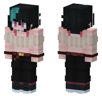 Jjk16 Anime Girl Minecraft Bedrock skin