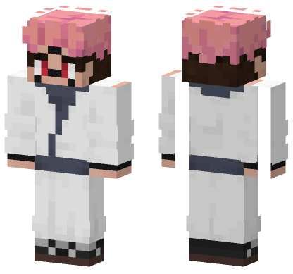 Jjk31 Pink Hoodie Minecraft Bedrock skin