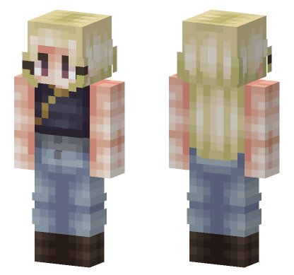 Jjk45 Girl Outfit Minecraft Bedrock skin