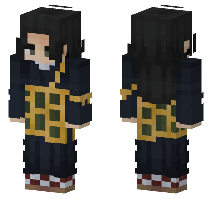 Jjk53 Black And Gold Minecraft Bedrock skin