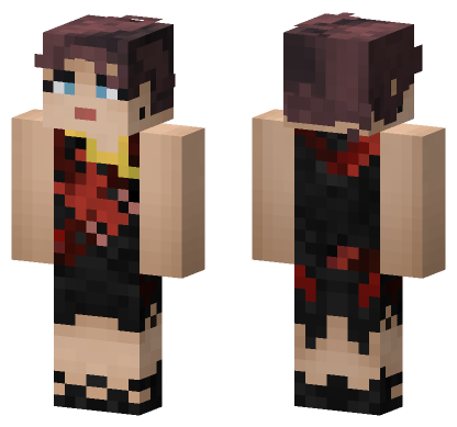 Joanna Dark Dress Minecraft Bedrock skin