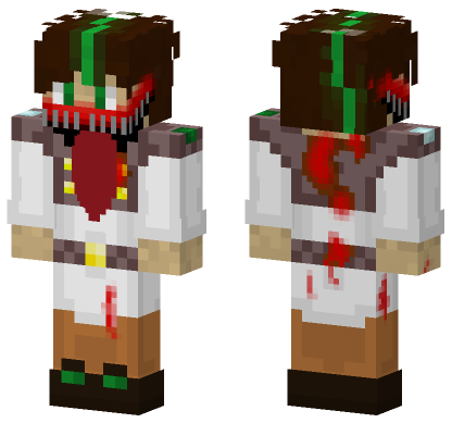 Joel The Killer Creepypasta Minecraft Bedrock skin