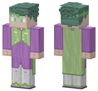 Jojo Rohan Kishibe Minecraft Bedrock skin