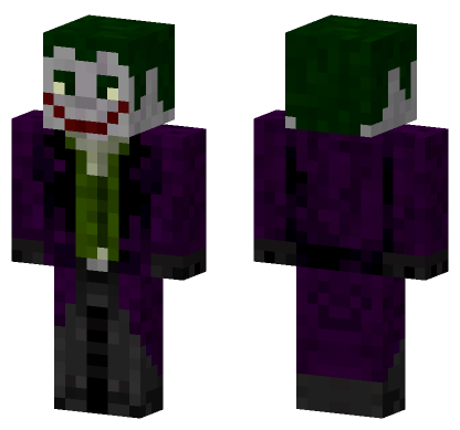 Joker Character Minecraft Bedrock skin
