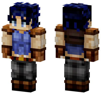Jonathan Joestar Minecraft Bedrock skin