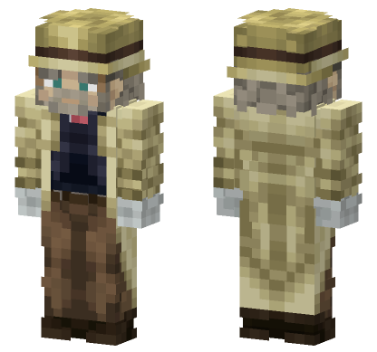 Joseph Joestar Part 3 Minecraft Bedrock skin