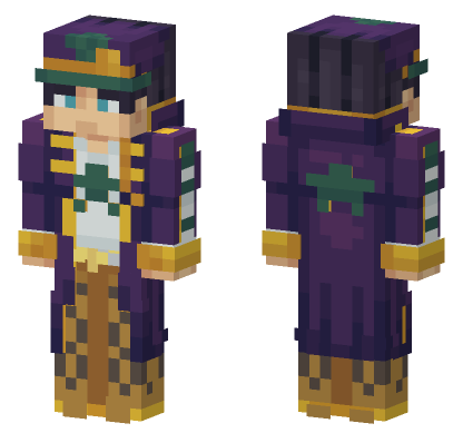 Jotaro Kujo Part 6 Minecraft Bedrock skin