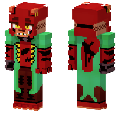 Jr S Foxy My Version Minecraft Bedrock skin