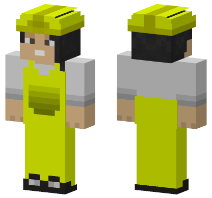 Julia Yellow Outfit Minecraft Bedrock skin
