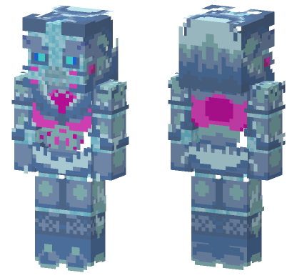 Jumpscare Arctic Ballora Minecraft Bedrock skin