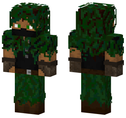 Jungle Ranger Minecraft Bedrock skin