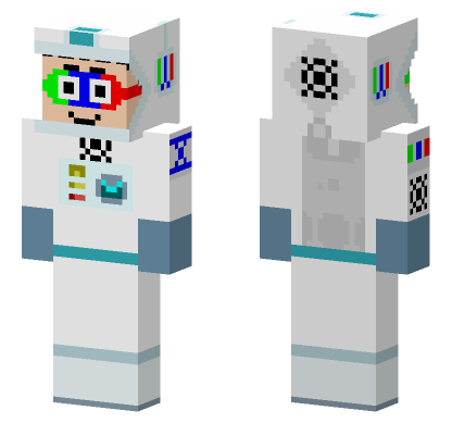 Jupiter Medic Spacesuit Minecraft Bedrock skin