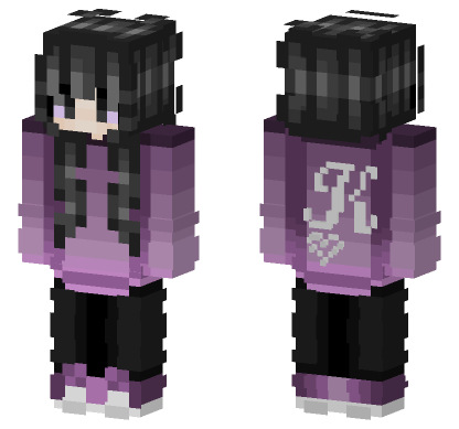 K Matching Skin Girl Minecraft Bedrock skin