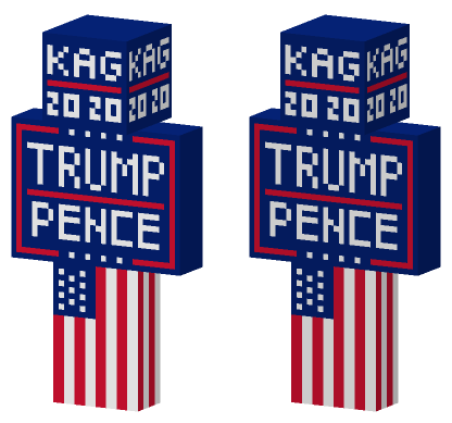 Kag 2020 Trump Pence Minecraft Bedrock skin
