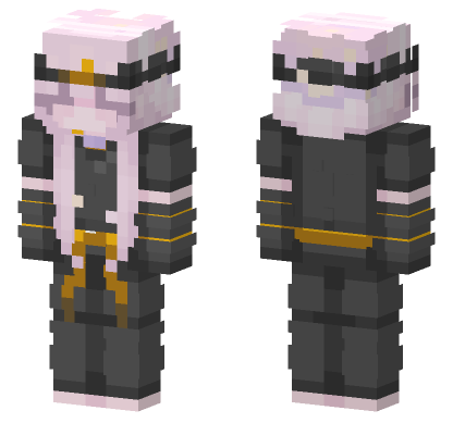 Kagemi Pink Hair Minecraft Bedrock skin