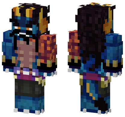 Kaido Beast Mode Minecraft Bedrock skin
