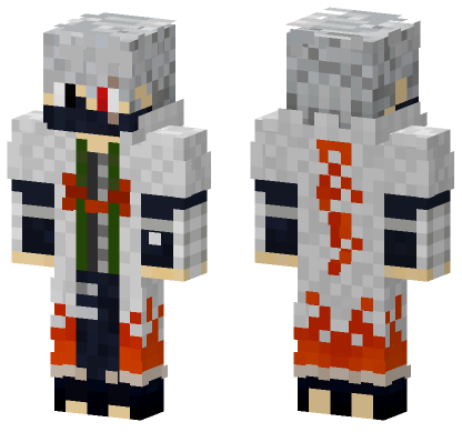 Kakashi Hokage Minecraft Bedrock skin