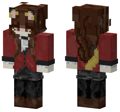 Kakegurui Yumeko Jabami Minecraft Bedrock skin