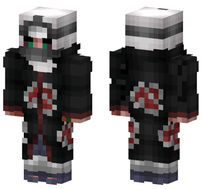 Kakuzu Akatsuki Skin Minecraft Bedrock skin