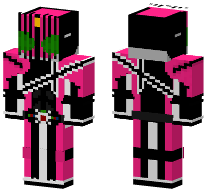 Kamen Rider Decade Minecraft Bedrock skin