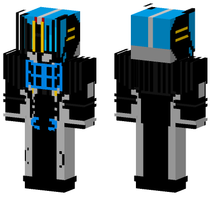 Kamen Rider Diend Complete Form Minecraft Bedrock skin