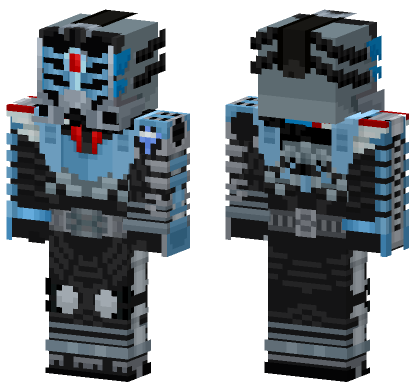 Kamen Rider Drake Masked Form Minecraft Bedrock skin