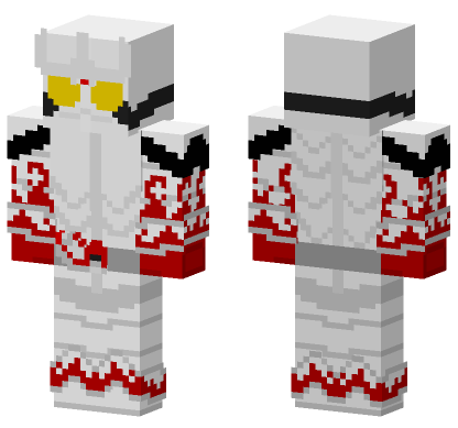 Kamen Rider Eternal Red Flare Minecraft Bedrock skin
