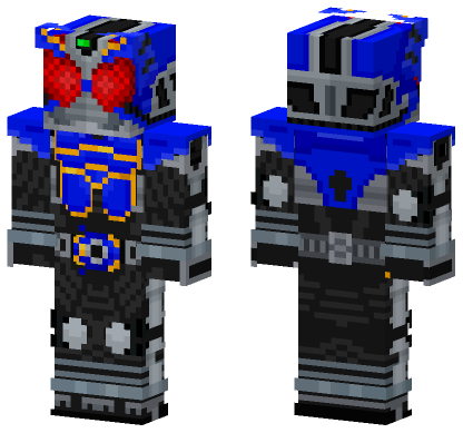 Kamen Rider Gatack Minecraft Bedrock skin