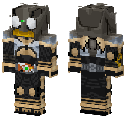 Kamen Rider Punch Hopper Minecraft Bedrock skin