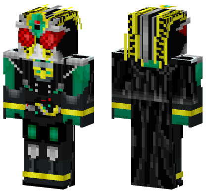 Kamen Rider Zeronos Vega Form Minecraft Bedrock skin