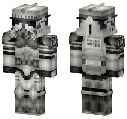 Kamino Security Clone Trooper Phase II Minecraft Bedrock skin