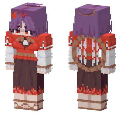 Kanako Yasaka Touhou Project Minecraft Bedrock skin