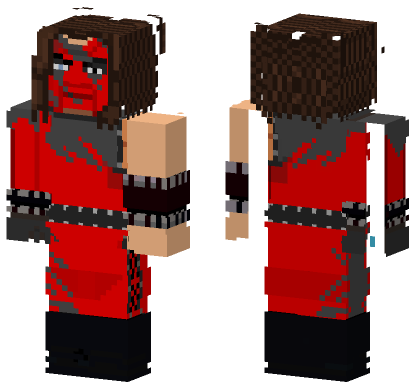 Kane Wwe Masked Attire Minecraft Bedrock skin