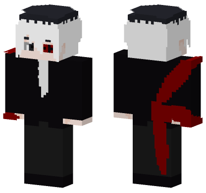 Kaneki Tokyo Ghoul Recovered Minecraft Bedrock skin