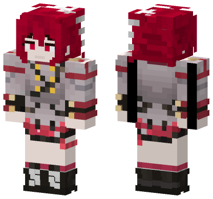 Kasane Teto Shucks Minecraft Bedrock skin