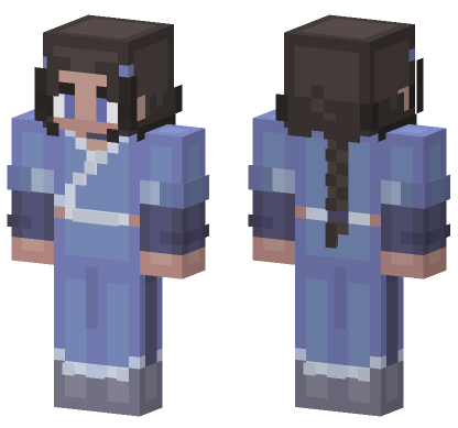 Katara Outfit Minecraft Bedrock skin