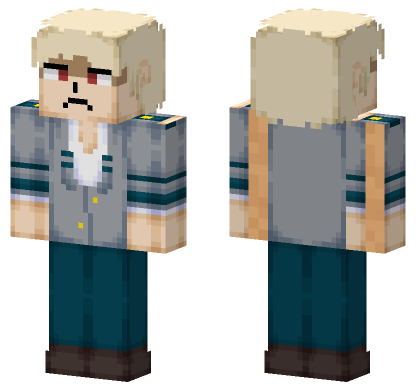 Katsuki Bakugo My Hero Academia Minecraft Bedrock skin