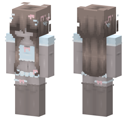 Kawaii Pastel Outfit Minecraft Bedrock skin